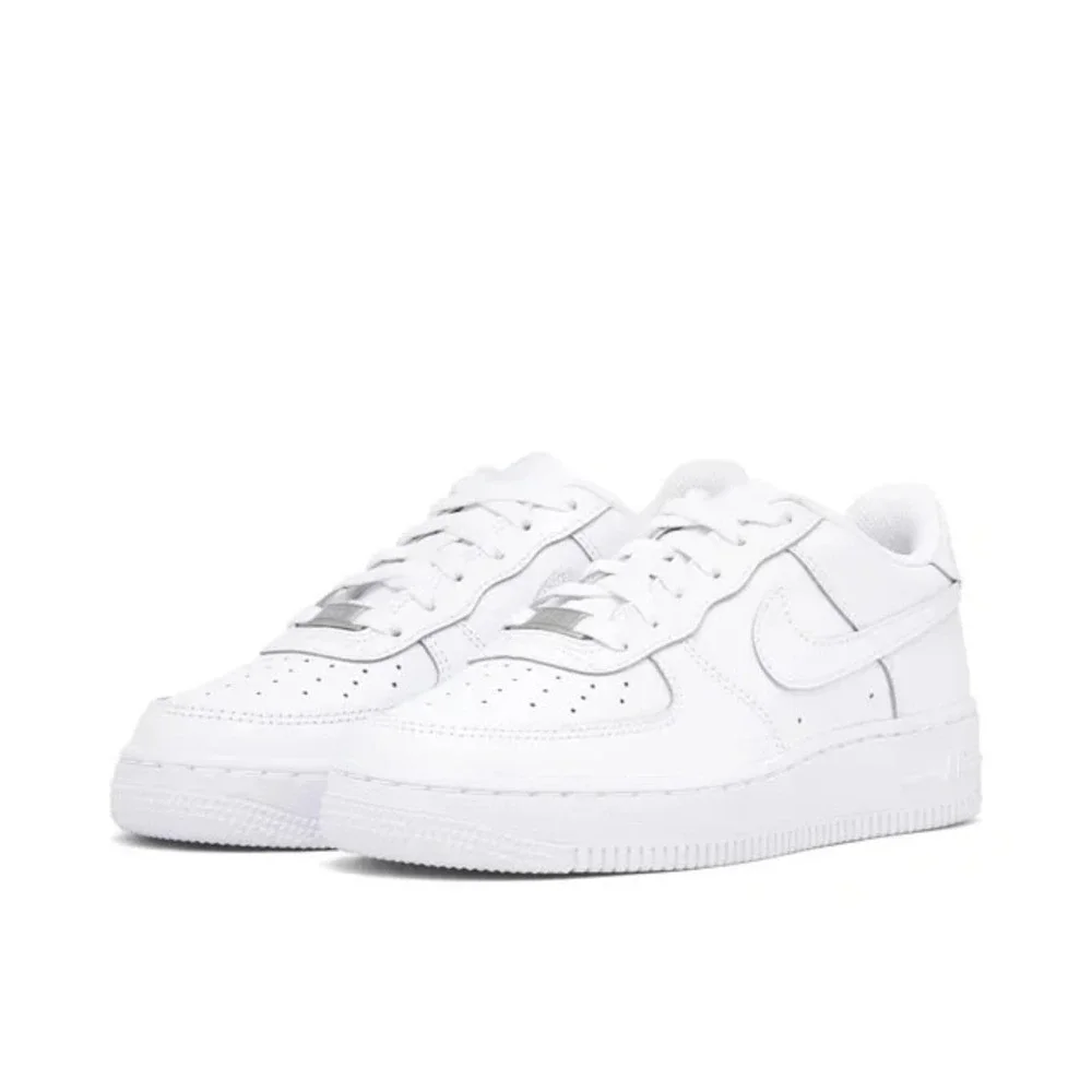 Nike‎ Air Force 1 LE GS Size 7Y, Women's Size 8.5 Triple White DH2920-111